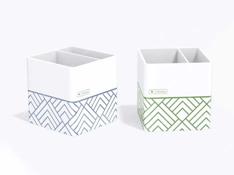 Presentoir double bacs