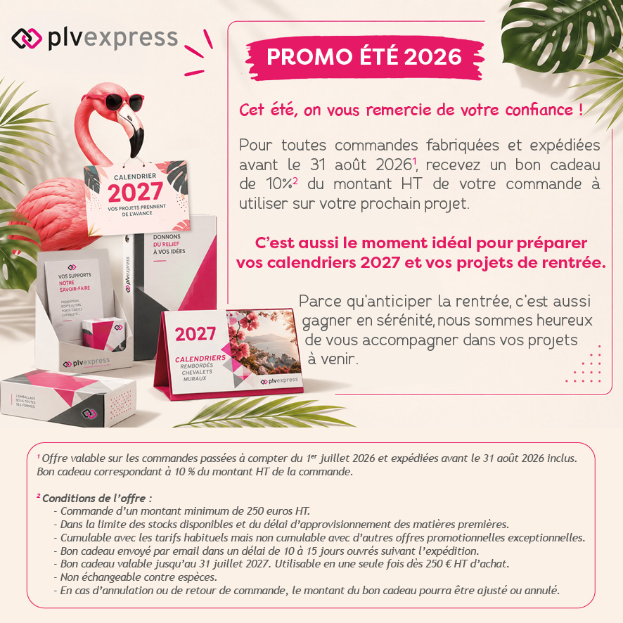 PLV Express - Promo été 2026
